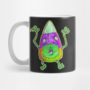 Halloween Candy Corn Monster Zombie Mug